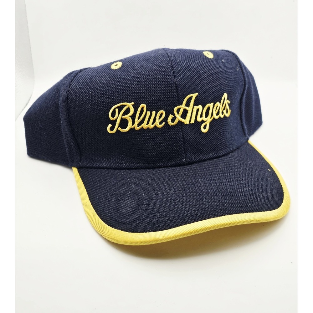 BLUE Angles Blue/yellow Baseball Cap, 23%wool